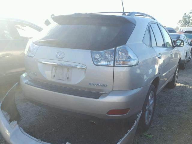 2T2HK31U58C074009 - 2008 LEXUS RX 350 TAN photo 4