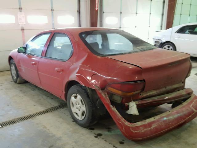 1B3EJ46X5WN321902 - 1998 DODGE STRATUS RED photo 3