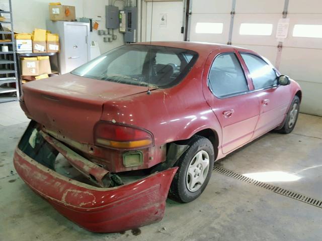 1B3EJ46X5WN321902 - 1998 DODGE STRATUS RED photo 4