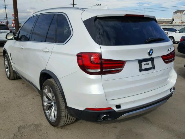 5UXKR2C33H0X04879 - 2017 BMW X5 SDRIVE3 WHITE photo 3