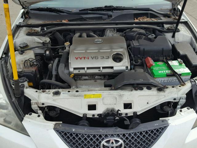 4T1CA30P47U121542 - 2007 TOYOTA CAMRY SOLA WHITE photo 7