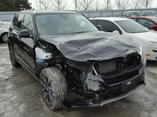 5UXKR0C30H0X80855 - 2017 BMW X5 XDRIVE3 შავი ფოტო 1