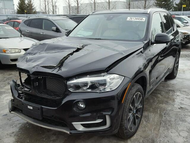5UXKR0C30H0X80855 - 2017 BMW X5 XDRIVE3 შავი ფოტო 2