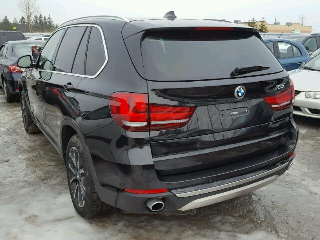 5UXKR0C30H0X80855 - 2017 BMW X5 XDRIVE3 BLACK photo 3