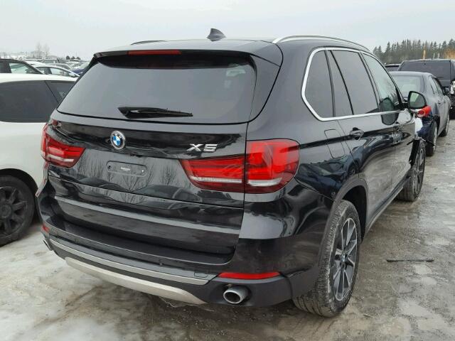 5UXKR0C30H0X80855 - 2017 BMW X5 XDRIVE3 BLACK photo 4