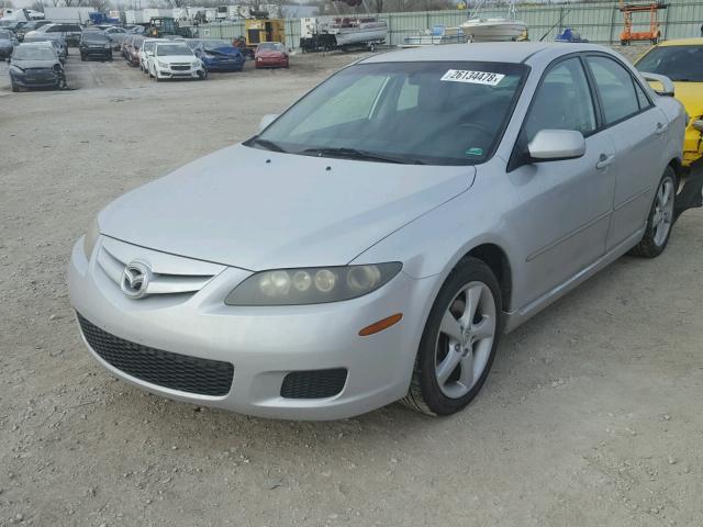 1YVHP80C085M22933 - 2008 MAZDA 6 I SILVER photo 2