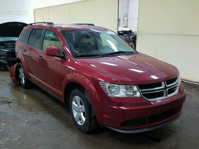 3D4PG1FG4BT500515 - 2011 DODGE JOURNEY MA MAROON photo 1