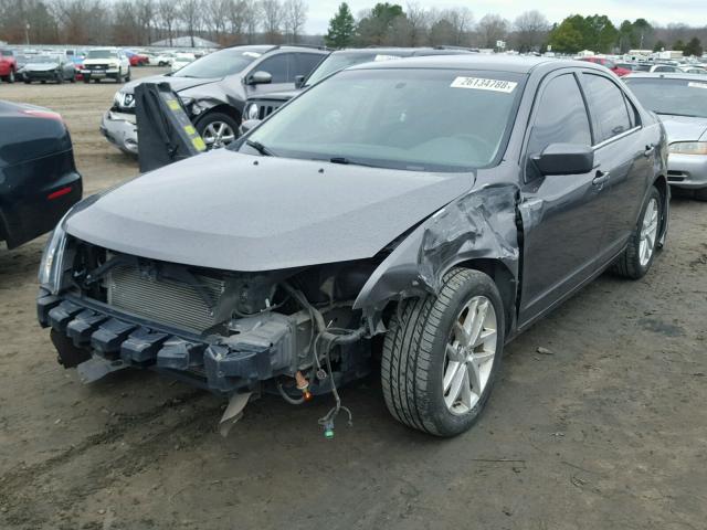 3FAHP0JGXCR109750 - 2012 FORD FUSION SEL GRAY photo 2