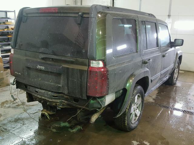 1J8HG48K28C133910 - 2008 JEEP COMMANDER მწვანე ფოტო 4