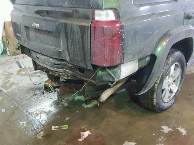 1J8HG48K28C133910 - 2008 JEEP COMMANDER მწვანე ფოტო 9