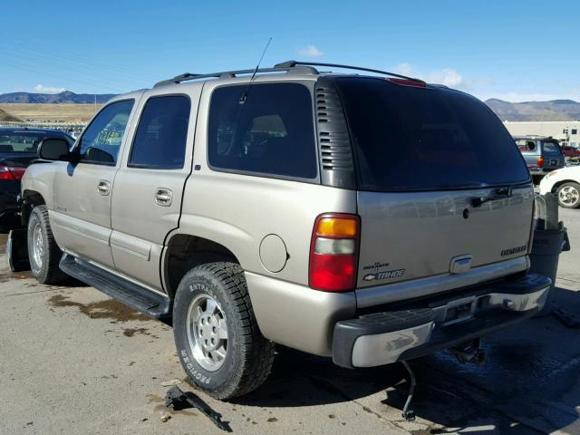 1GNEK13T81J134611 - 2001 CHEVROLET TAHOE K150 GOLD photo 3