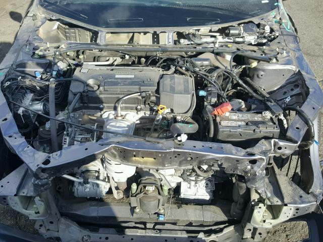 1HGCR2F55HA054788 - 2017 HONDA ACCORD SPO GRAY photo 7