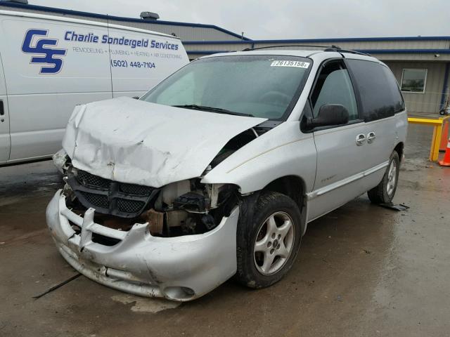 1B4GP45G4XB884088 - 1999 DODGE CARAVAN SE SILVER photo 2