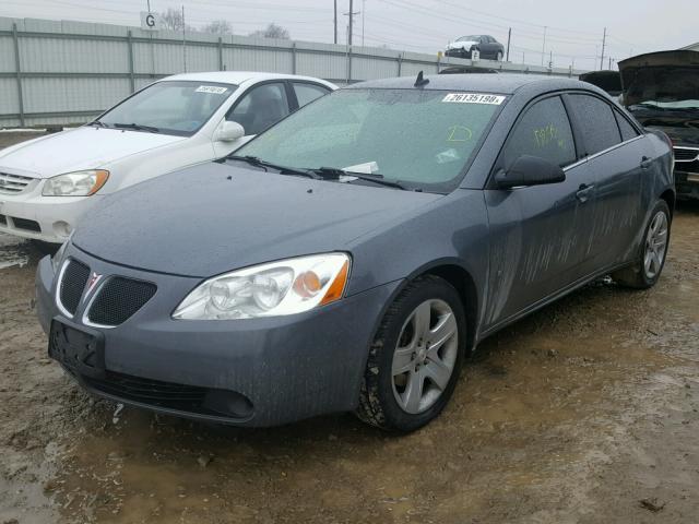 1G2ZG57B394201621 - 2009 PONTIAC G6 GRAY photo 2