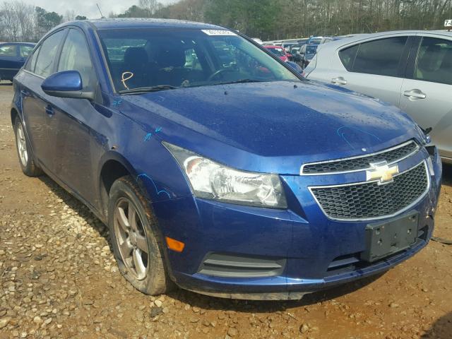 1G1PF5SC9C7188684 - 2012 CHEVROLET CRUZE LT BLUE photo 1