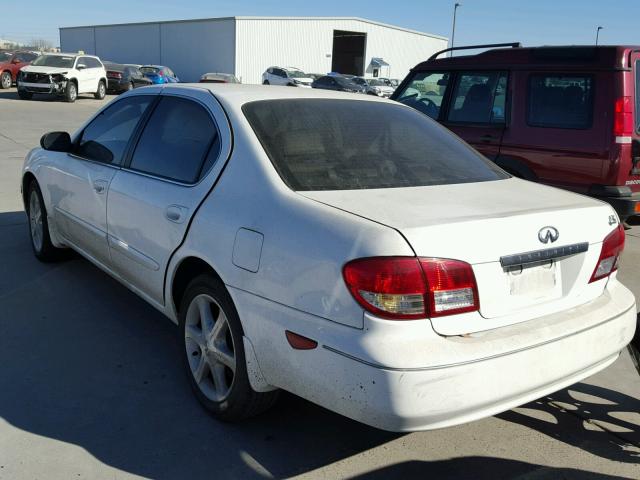 JNKDA31A12T017378 - 2002 INFINITI I35 WHITE photo 3