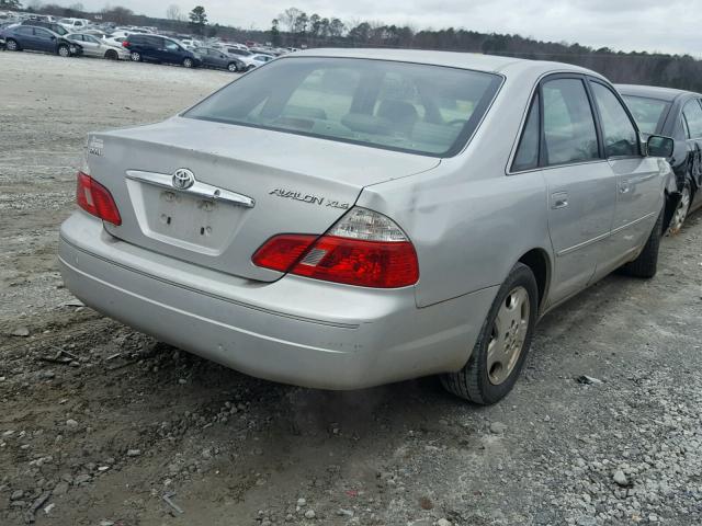 4T1BF28B44U377739 - 2004 TOYOTA AVALON XL SILVER photo 4