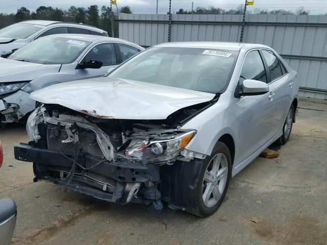 4T1BF1FK4EU392532 - 2014 TOYOTA CAMRY L SILVER photo 2