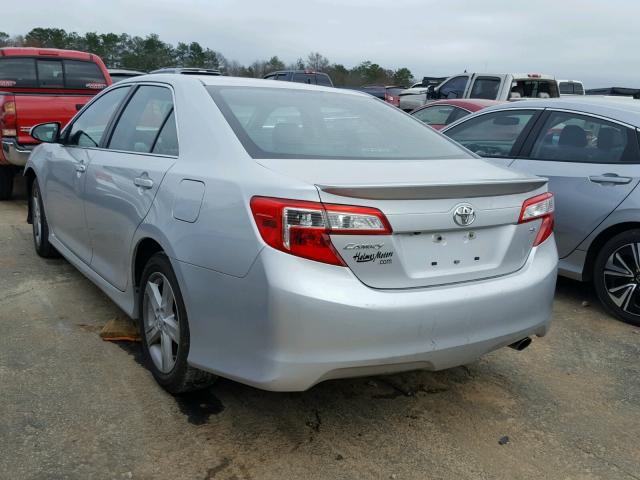 4T1BF1FK4EU392532 - 2014 TOYOTA CAMRY L SILVER photo 3