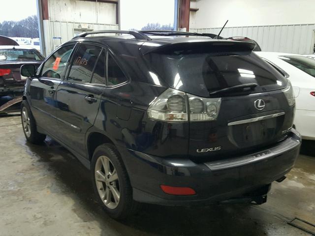 JTJHW31U872020917 - 2007 LEXUS RX 400H BLACK photo 3