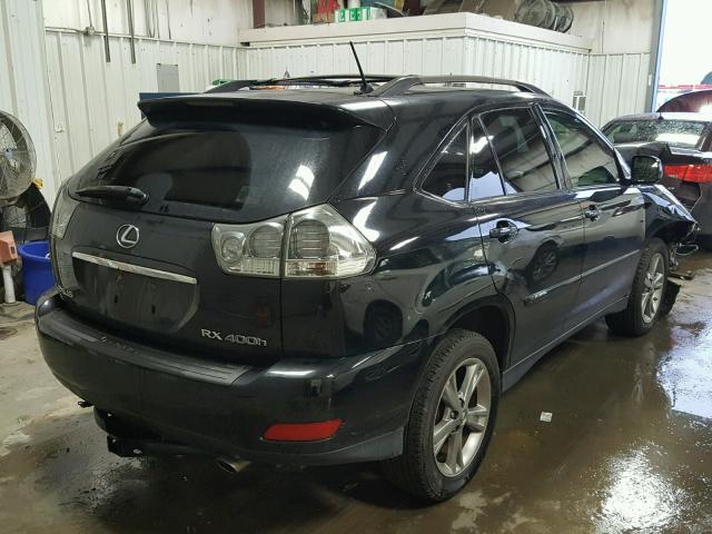 JTJHW31U872020917 - 2007 LEXUS RX 400H BLACK photo 4