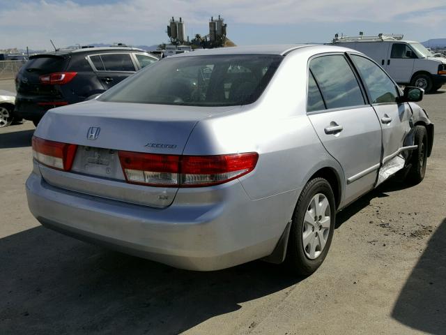 JHMCM56374C012410 - 2004 HONDA ACCORD LX SILVER photo 4