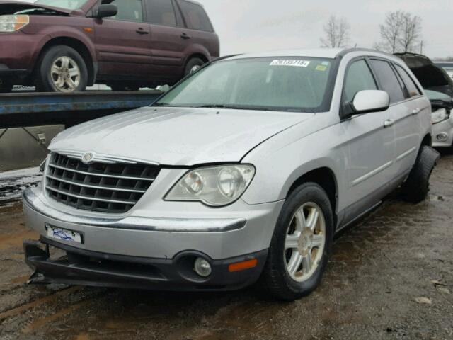 2A8GF68X27R334413 - 2007 CHRYSLER PACIFICA T SILVER photo 2