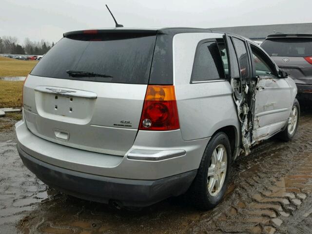 2A8GF68X27R334413 - 2007 CHRYSLER PACIFICA T SILVER photo 4