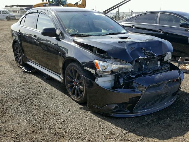 JA32V6FV2BU023063 - 2011 MITSUBISHI LANCER RAL BLACK photo 1