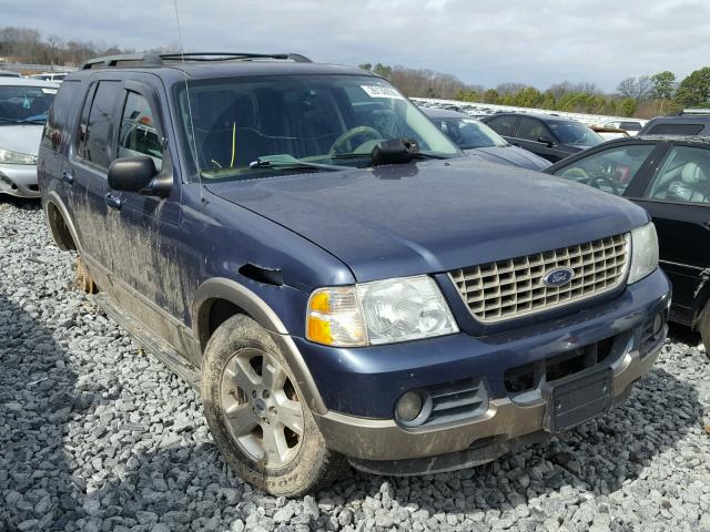 1FMZU74E53UA87929 - 2003 FORD EXPLORER E BLUE photo 1