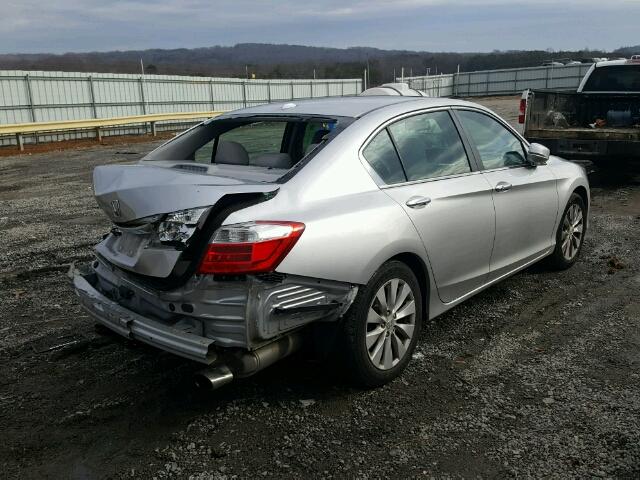 1HGCR2F89DA167289 - 2013 HONDA ACCORD EXL SILVER photo 4