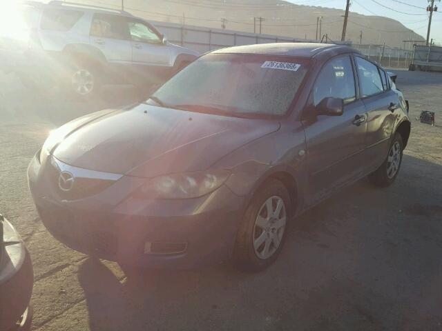 JM1BK12F671699178 - 2007 MAZDA 3 I CHARCOAL photo 2