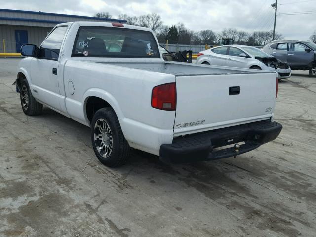 1GCCS1446W8226130 - 1998 CHEVROLET S TRUCK S1 WHITE photo 3