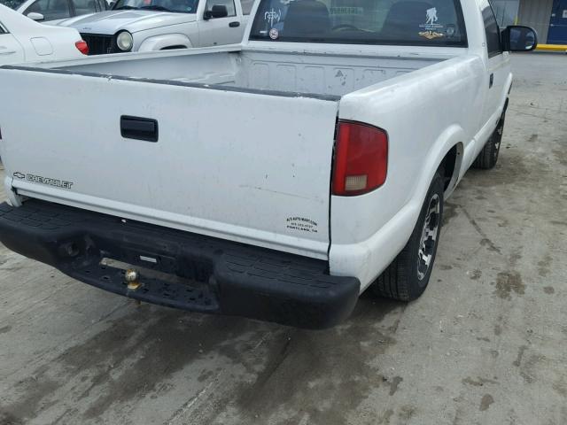 1GCCS1446W8226130 - 1998 CHEVROLET S TRUCK S1 WHITE photo 9