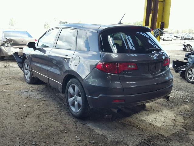 5J8TB18559A001246 - 2009 ACURA RDX TECHNO CHARCOAL photo 3