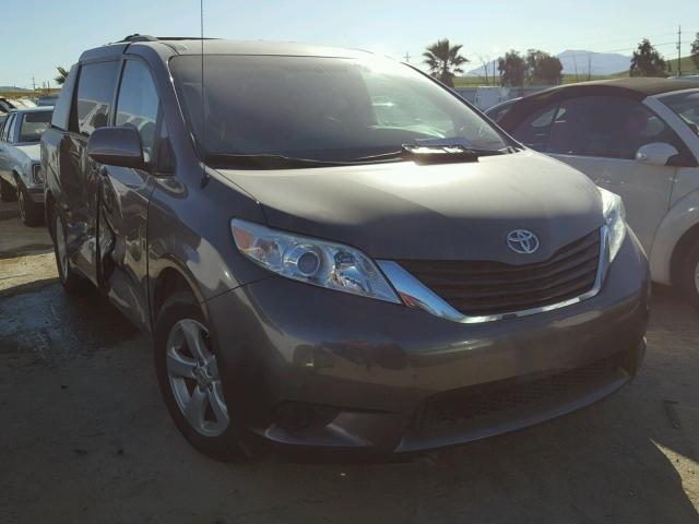 5TDKK3DC1CS212612 - 2012 TOYOTA SIENNA LE GRAY photo 1