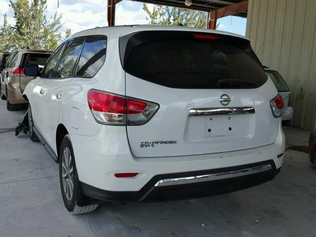 5N1AR2MN0DC649275 - 2013 NISSAN PATHFINDER WHITE photo 3