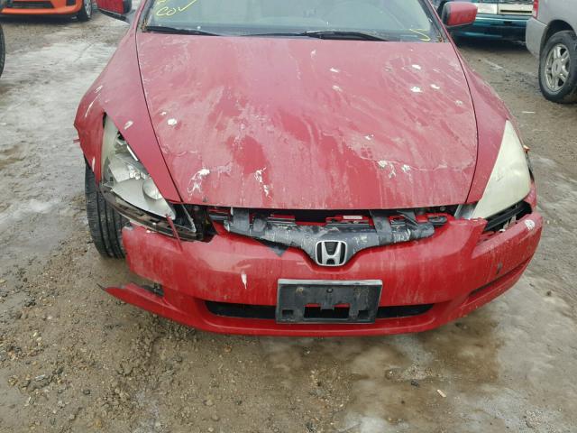 1HGCM82643A021290 - 2003 HONDA ACCORD EX RED photo 9