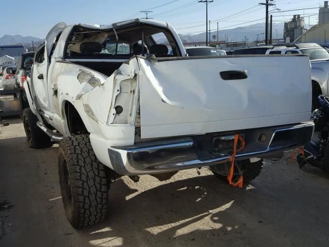 3D7KS28C15G844473 - 2005 DODGE RAM 2500 S WHITE photo 3