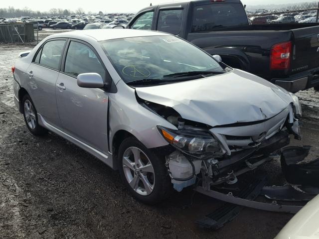 2T1BU4EEXDC062154 - 2013 TOYOTA COROLLA BA SILVER photo 1