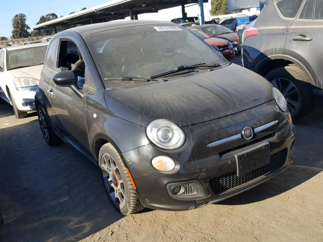 3C3CFFBR0CT115980 - 2012 FIAT 500 SPORT BLACK photo 1