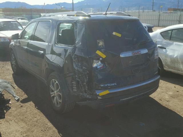 1GKKVRKD3FJ117545 - 2015 GMC ACADIA SLT შავი ფოტო 3