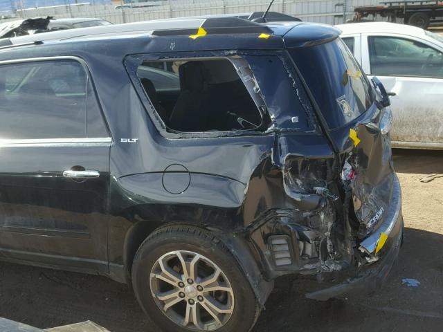 1GKKVRKD3FJ117545 - 2015 GMC ACADIA SLT შავი ფოტო 9