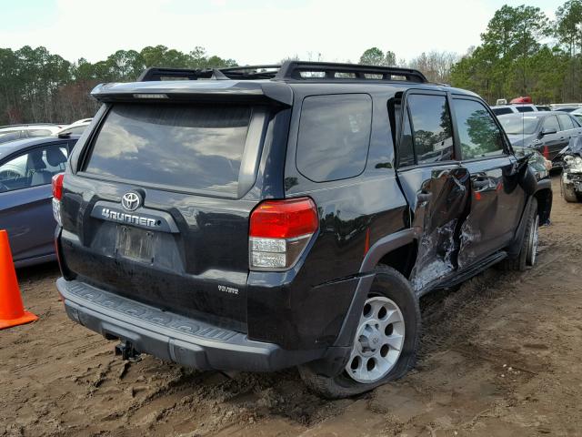 JTEBU5JRXA5032977 - 2010 TOYOTA 4RUNNER SR BLACK photo 4