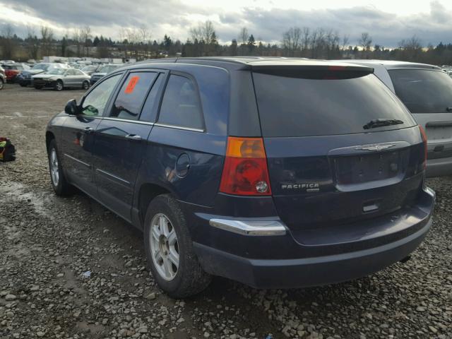 2C4GM68455R660013 - 2005 CHRYSLER PACIFICA T BLUE photo 3