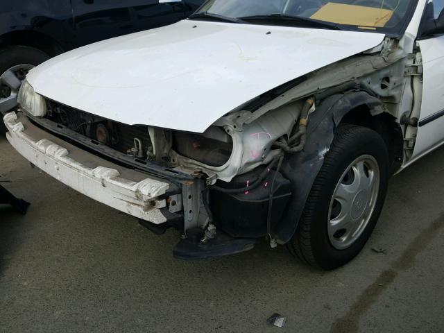 2T1BA02E8VC172434 - 1997 TOYOTA COROLLA BA WHITE photo 9