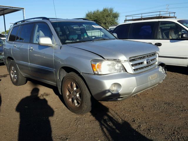 JTEGP21A870134693 - 2007 TOYOTA HIGHLANDER SILVER photo 1