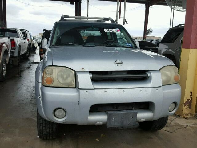 1N6ED27T52C364712 - 2002 NISSAN FRONTIER C SILVER photo 9