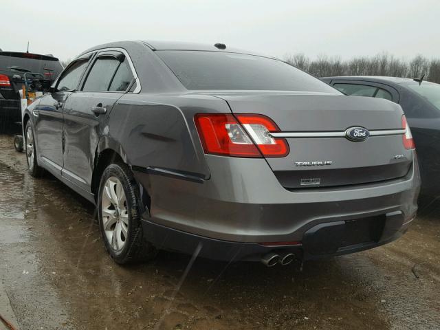 1FAHP2EW6BG110462 - 2011 FORD TAURUS SEL GRAY photo 3