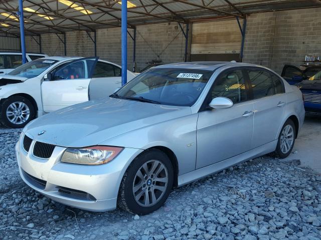 WBAVB13566PT07750 - 2006 BMW 325 I SILVER photo 2